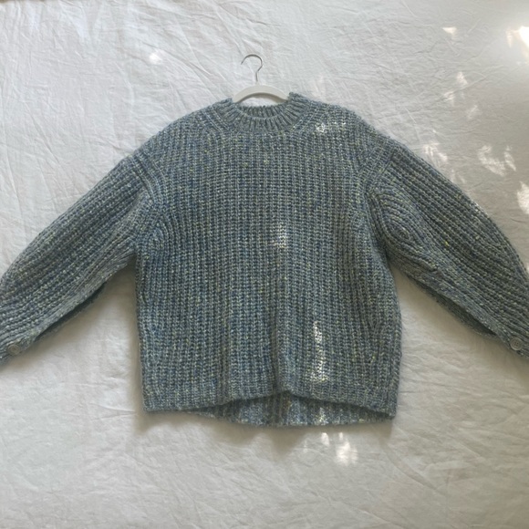 Rus Turquoise Knit Sweater - Picture 1 of 8
